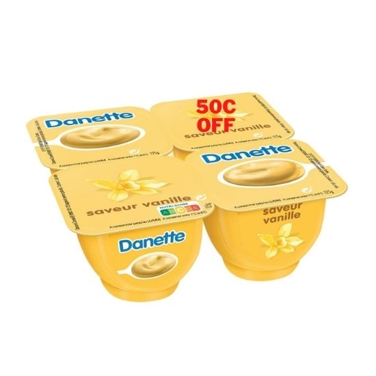 Picture of DANONE DANETTE VANILLA 50C OFF